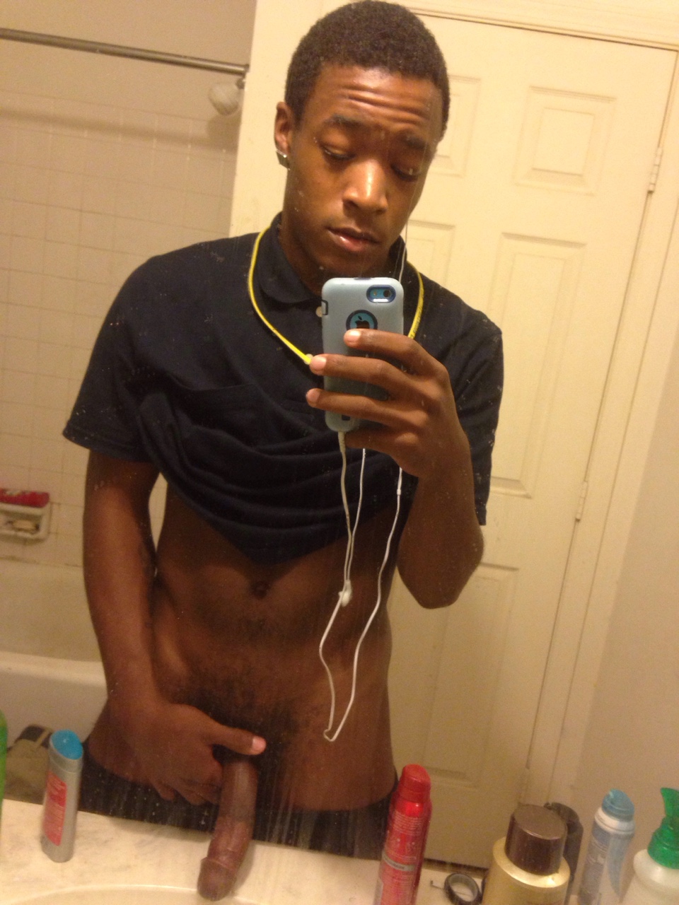 black dick selfie
